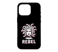 Rebel Medusa Myth Punk Feminist Aesthetic Case for iPhone 16 Pro