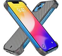 REBEL Phone iPhone 13 Case [Flex Series] Exposed Sides for Comfort, Aramid Fiber, Strong MagSafe Compatible, Protective Raised Corners, Slim Fit, Frameless Case for iPhone 13 6.1 Inch (Flex Black)