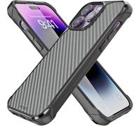 REBEL Phone iPhone 14 Pro Max Case Series GEN-4 Aramid Fiber, Strong MagSafe Compatible, Protective Shockproof Corners, Metal Buttons, Upgraded Slim Case for iPhone 14 Pro Max 6.7 2022 (Black)