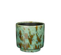 Rebel Plants Othello Ceramic Plant Pot, Turquoise, Multiple (External Diameter D21cm x h19cm | Opening 18,5cm)
