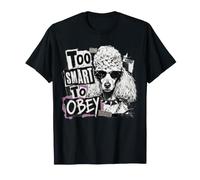 Rebel Poodle Dog Too Smart to Obey Funny Pooch T-Shirt