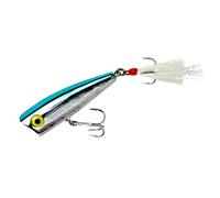 Rebel Pop-R Fishing Lure - Silver/Blue