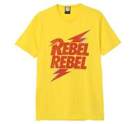 Rebel Rebel David Bowie T-Shirt Amplified Yellow S