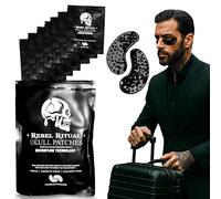 Rebel Ritual Eye Contour Patches for Men with Microflow Technology: Eye Mask, Puffiness and Anti-Ageing, Hydrogel Treatment with Collagen and Vitamins D