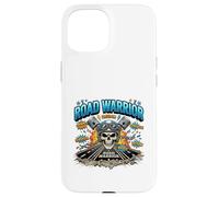 Rebel Road Rider Skull Biker Adventure Graphic Case for iPhone 15