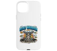 Rebel Road Rider Skull Biker Adventure Graphic Case for iPhone 15 Plus