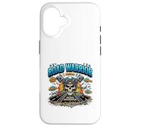 Rebel Road Rider Skull Biker Adventure Graphic Case for iPhone 16