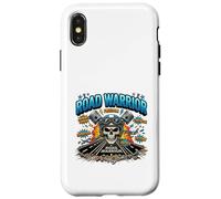 Rebel Road Rider Skull Biker Adventure Graphic Case for iPhone X/XS