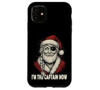 Rebel Santa Pirate Captain Grunge Christmas Woman Art Case for iPhone 11