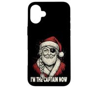 Rebel Santa Pirate Captain Grunge Christmas Woman Art Case for iPhone 16 Plus