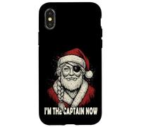 Rebel Santa Pirate Captain Grunge Christmas Woman Art Case for iPhone X/XS