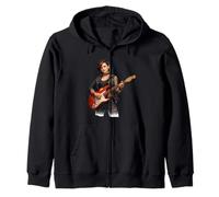 Rebel Sound Fearless Guitar Queen Zip Hoodie