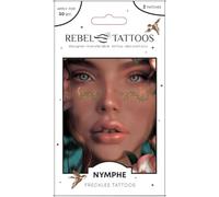Rebel Tattoos - Temporary Tattoos Transferable Temporary Tattoos for Party Halloween Party Decoration 2 Patches in 1 Envelope Green Nymph