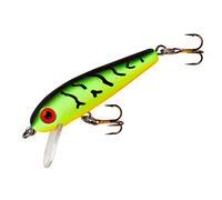 Rebel Tracdown Minnow Fishing Lure - Fire Tiger - 1 5/8 in