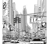 Rebel Walls Mural Cartoon City Maxi FR10621-8