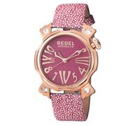 Rebel Women's Coney Island Mauve Dial Leather Watch in Violet Rebel Violet One Size