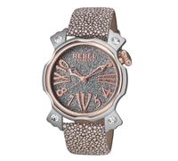 Rebel Women's Coney Island White Dial Leather Watch in Tan Rebel Tan One Size