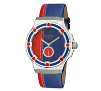 Rebel Women's Flatbush Navy/Red Dial Leather Watch in Red Rebel Red One Size