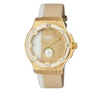 Rebel Women's Flatbush Yellow Gold Dial Leather Watch Rebel Yellow One Size