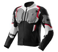 Rebelhorn Borg 2 waterproof Motorcycle Textile Jacket, black/grey/red, size 6XL