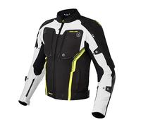 REBELHORN Borg Urban Motorcycle Jacket Cordura Humax Membrane Elbow and Shoulder Protectors Sliders 10 Ventilation Channels Reflective Elements Neoprene Mobile Pocket