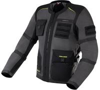 Rebelhorn Brutale Motorcycle Textile Jacket, grey/black/yellow, size 5XL
