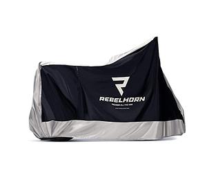 REBELHORN Cover II For Motorcycles Durable Polyester Two Holes to Fix The Chain Profiled Shape Fastening and Welts