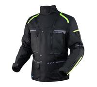 Rebelhorn Cubby 4 waterproof Motorcycle Textile Jacket, black-yellow, size 2XS for Men