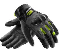 Rebelhorn Defender Motorcycle Gloves, black/grey/yellow, size L