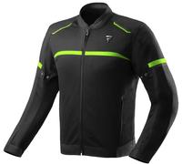 Rebelhorn Echo waterproof Motorcycle Textile Jacket, black-yellow, size XL for Men