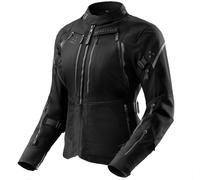 Rebelhorn Hardy 3.0 waterproof Ladies Motorcycle Textile Jacket, black, size 2XL for Women