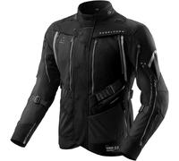 Rebelhorn Hardy 3.0 waterproof Motorcycle Textile Jacket, black, size 10XL
