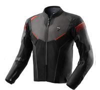 Rebelhorn Hiflow 5 waterproof Motorcycle Textile Jacket, black/grey/red, size S