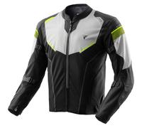 Rebelhorn Hiflow 5 waterproof Motorcycle Textile Jacket, black/grey/yellow, size 4XL