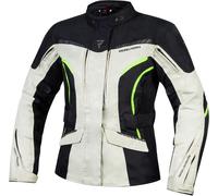 Rebelhorn Hiker III Ladies Motorcycle Textile jacket, black/grey/yellow, size XXS