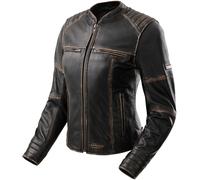 Rebelhorn Hunter 2 Ladies Motorcycle Leather Jacket, size 2XL for Women