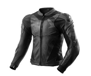 Rebelhorn Inferno Moto Motorcycle Motorbike Leather Jacket Black