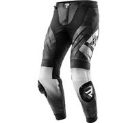 Rebelhorn Inferno Motorcycle Leather Pants, black-white, size 48 for Men