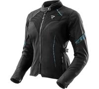 Rebelhorn Jax waterproof Ladies Motorcycle Textile Jacket, black/blue, size 2XL