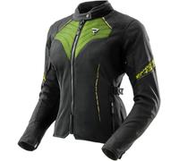 Rebelhorn Jax waterproof Ladies Motorcycle Textile Jacket, black-yellow, size S for Women