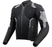 Rebelhorn Jax waterproof Motorcycle Textile Jacket, black-grey, size 5XL for Men