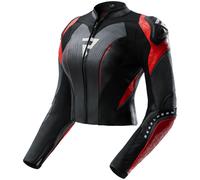 Rebelhorn Ladies Diva RS Leather Jacket Motorbike Motorcycle Black / Red