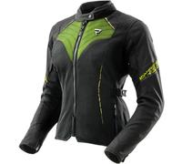 Rebelhorn Ladies Jax Motorcycle Textile Jacket - Black / Grey / Fluo Yellow