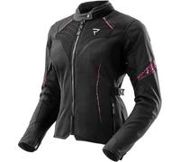 Rebelhorn Ladies Jax Motorcycle Textile Jacket - Black / Grey / Pink