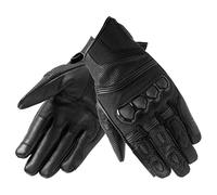 REBELHORN Leather Gloves Patrol Short Black Xs