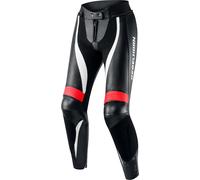 Rebelhorn Rebel Ladies Motorcycle Leather Pants, black/red/white, size 42