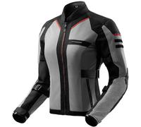 Rebelhorn Scandal 3 Ladies Motorcycle Textile Jacket, black/grey/red, size 5XL