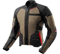 Rebelhorn Scandal 3 Motorcycle Textile Jacket, black/sand, size 3XL