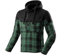Rebelhorn Shifter Motorcycle Shirt, black/green, size 2XL