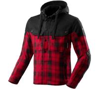 Rebelhorn Shifter Motorcycle Shirt, black-red, size 6XL for Men